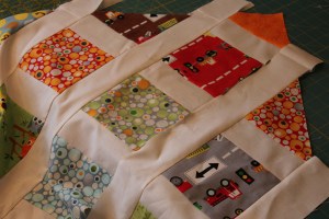 Match the middle row to the top section