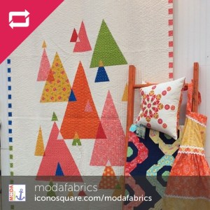 Fancy collection: Little Cabin Quilt and Sunshine Meadow Apron.