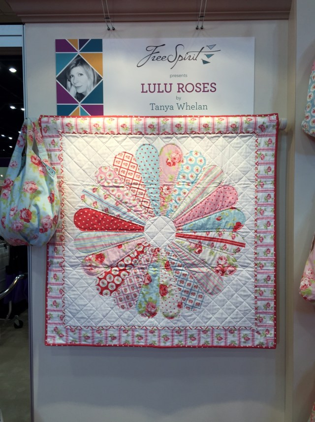 Rose Medallion for Lulu Roses Collection By Tanya Whelan for FreeSpirit