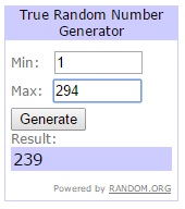 Winner Blogathon Canada 2014