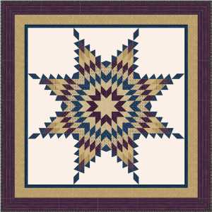 Vintage Miniature_65x65_Old World Star