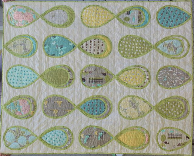 L's Baby Quilt- Rocket 88 mini